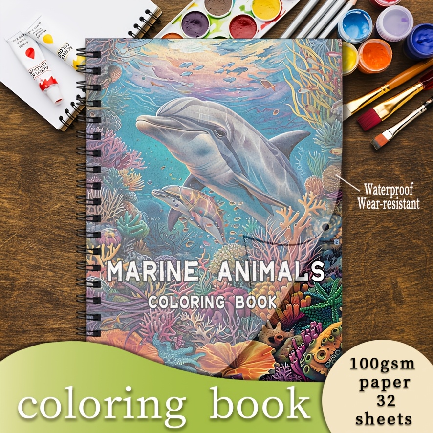 Adult Coloring Book Stress Relief - كتاب تلوين - 8.3 × 11.2