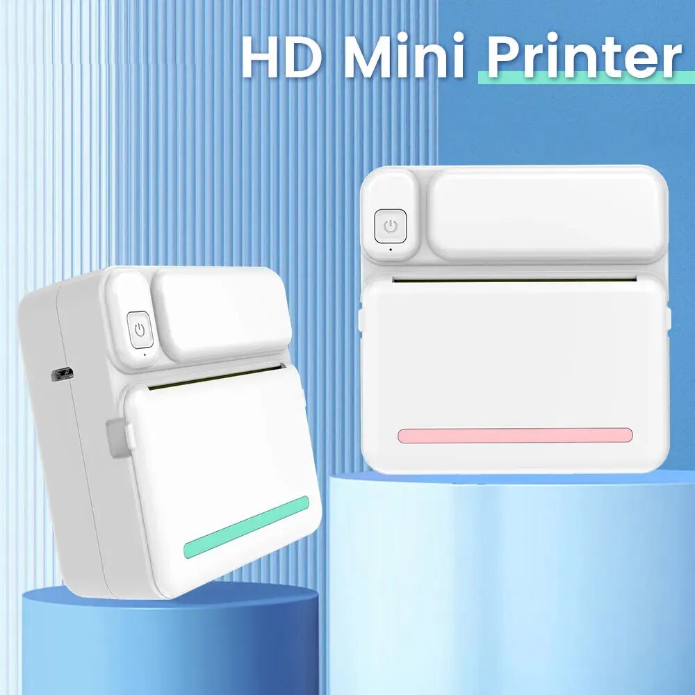 Mini Pocket Thermal Printer Paper Roll - C19 طابعة حرارية محمولة صغيرة الطباعة