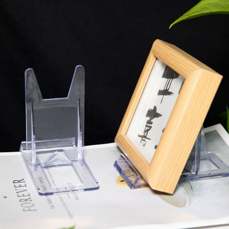 5/10 قطع من حوامل العرض الأكري - مراجعة Clear Acrylic Book Stand Holder وسعره