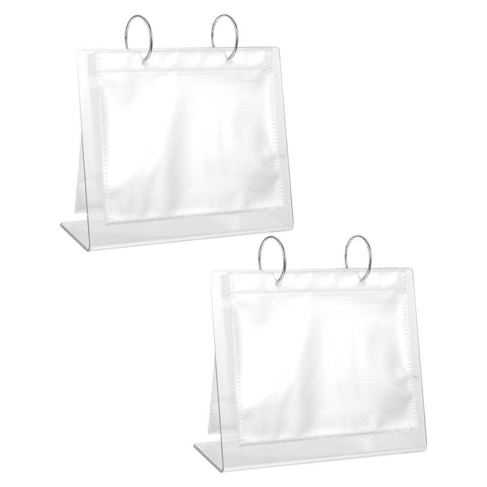 قطعتان من ألبوم الصور الأكريلي - مراجعة Clear Acrylic Book Stand Holder وسعره