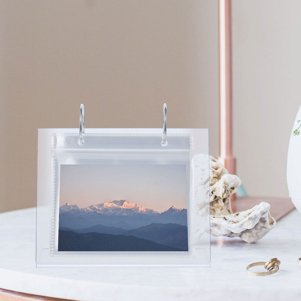 قطعتان من ألبوم الصور الأكريلي - مراجعة Clear Acrylic Book Stand Holder وسعره