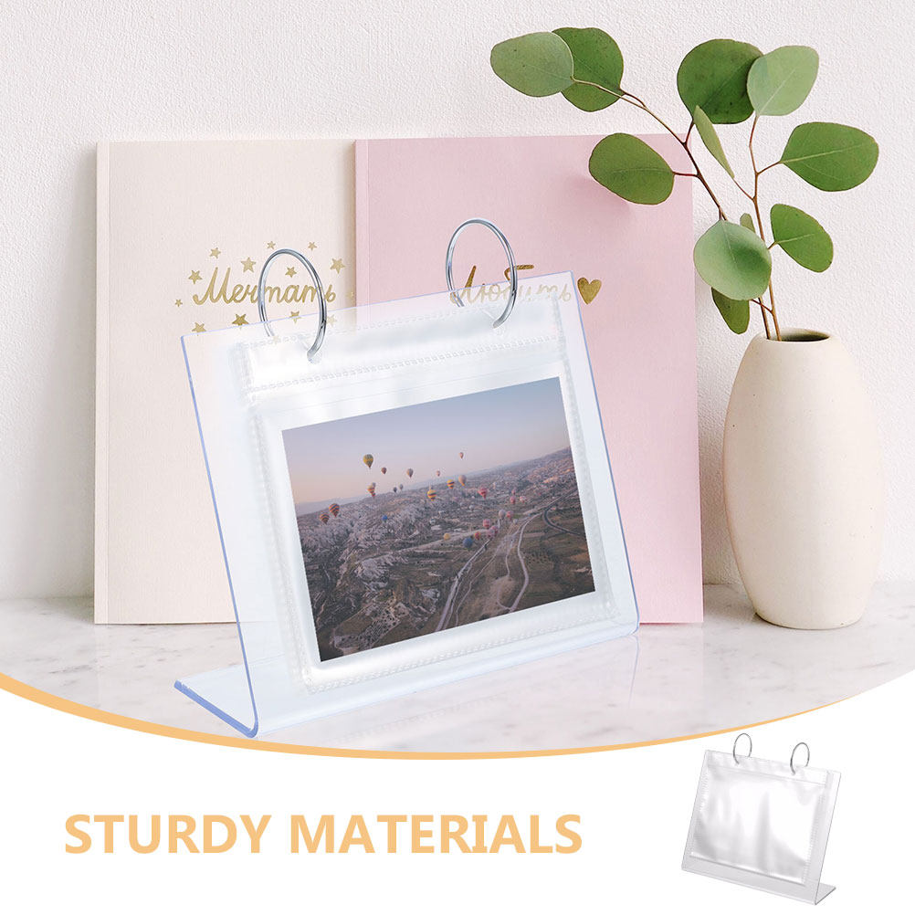 قطعتان من ألبوم الصور الأكريلي - مراجعة Clear Acrylic Book Stand Holder وسعره