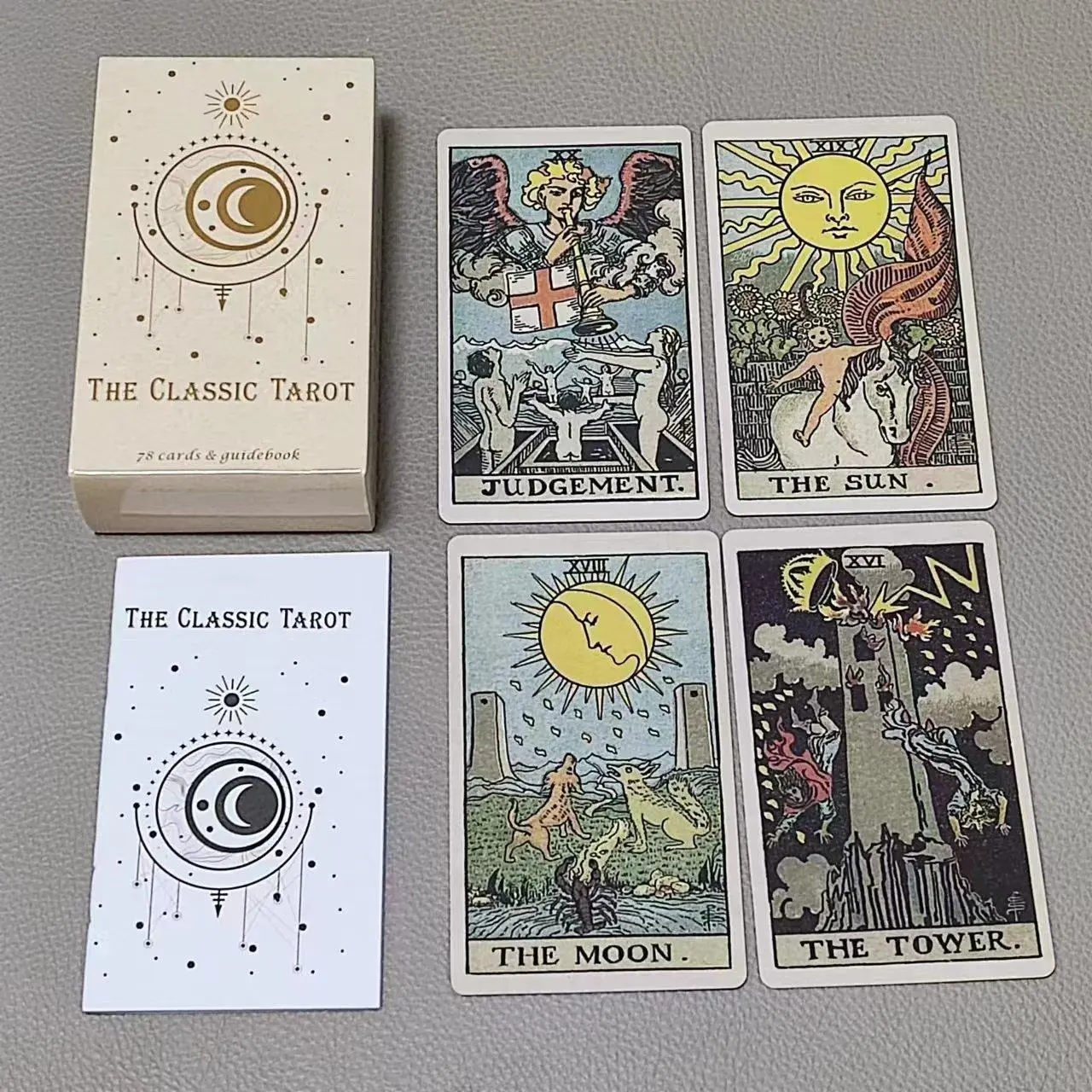 بطاقات التاروت الكلاسيكية مع ك - مراجعة Tarot Deck With Guidebook وسعره