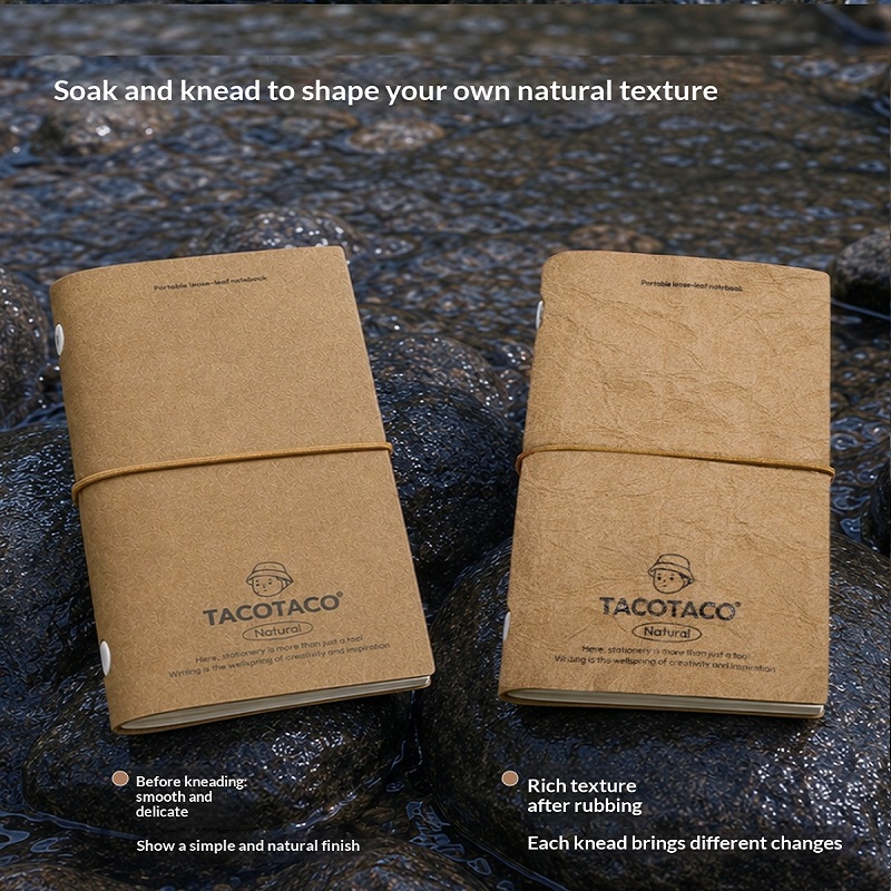 دفتر ملاحظات TACOTACO بغطاء قا - مراجعة Vintage Leather Journal Notebook وسعره