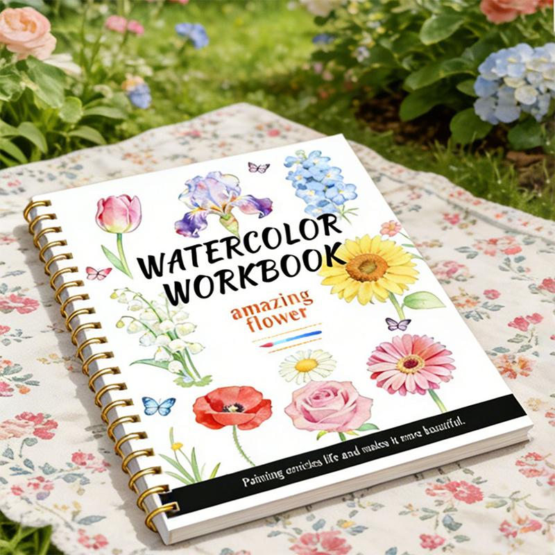 دفتر رسم بالألوان المائية ذو غ - مراجعة Stationery Books وسعره