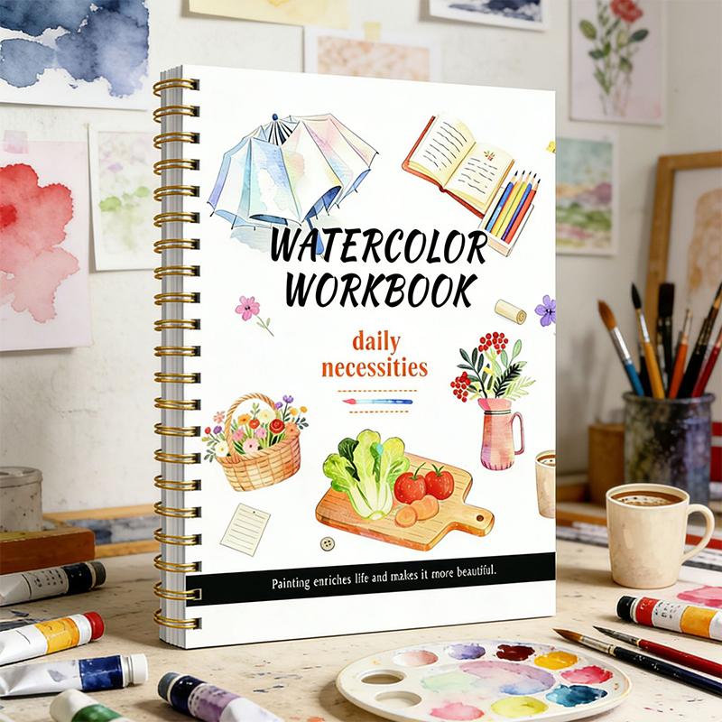 دفتر رسم بالألوان المائية ذو غ - مراجعة Stationery Books وسعره