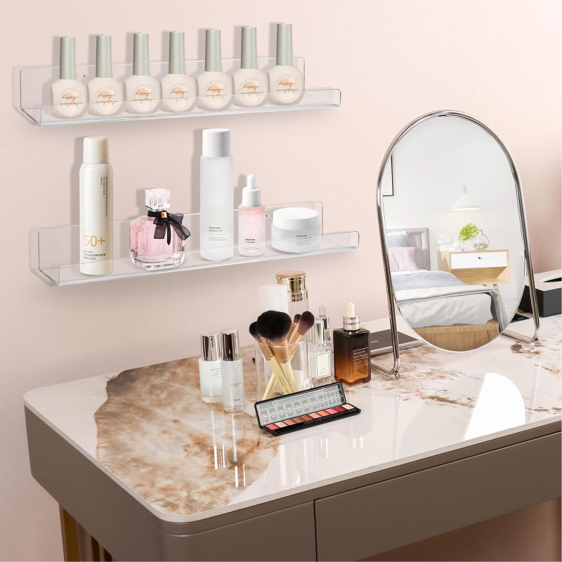 1-5 قطع رف أكريليك شفاف مثبت ع - مراجعة Clear Acrylic Book Stand Holder وسعره