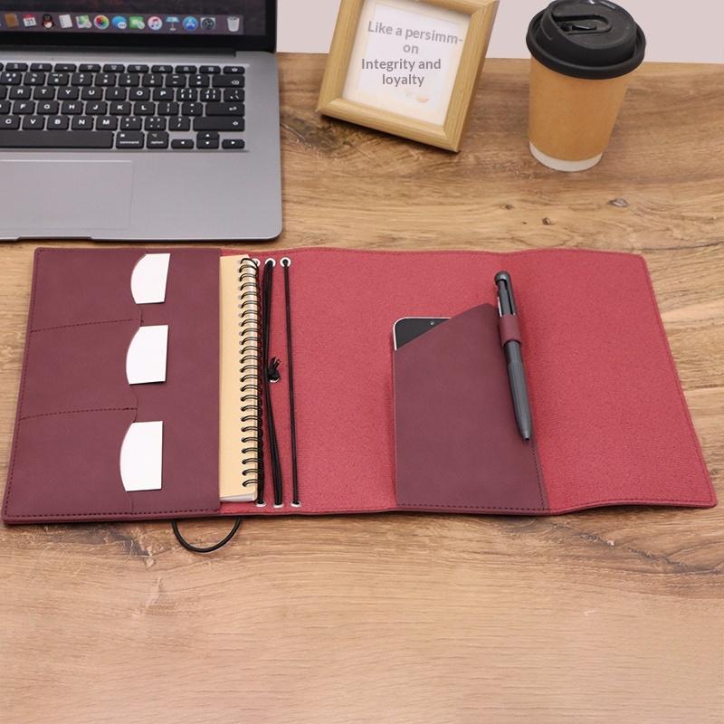(Ce14) منظم دفاتر قابل لإعادة  - مراجعة Vintage Leather Journal Notebook وسعره